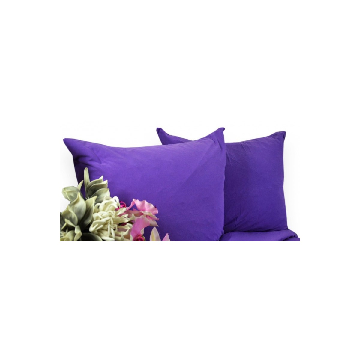 Poszewka na poduszkę 40x40 cm jersey fiolet ciemny 8