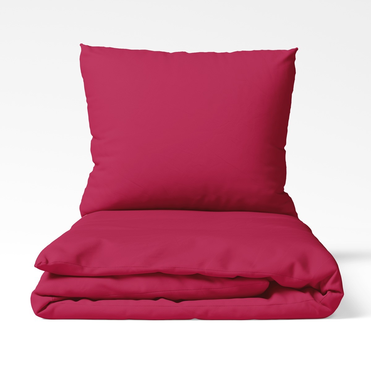 Pościel jersey 160x200 bawełna bordo 18