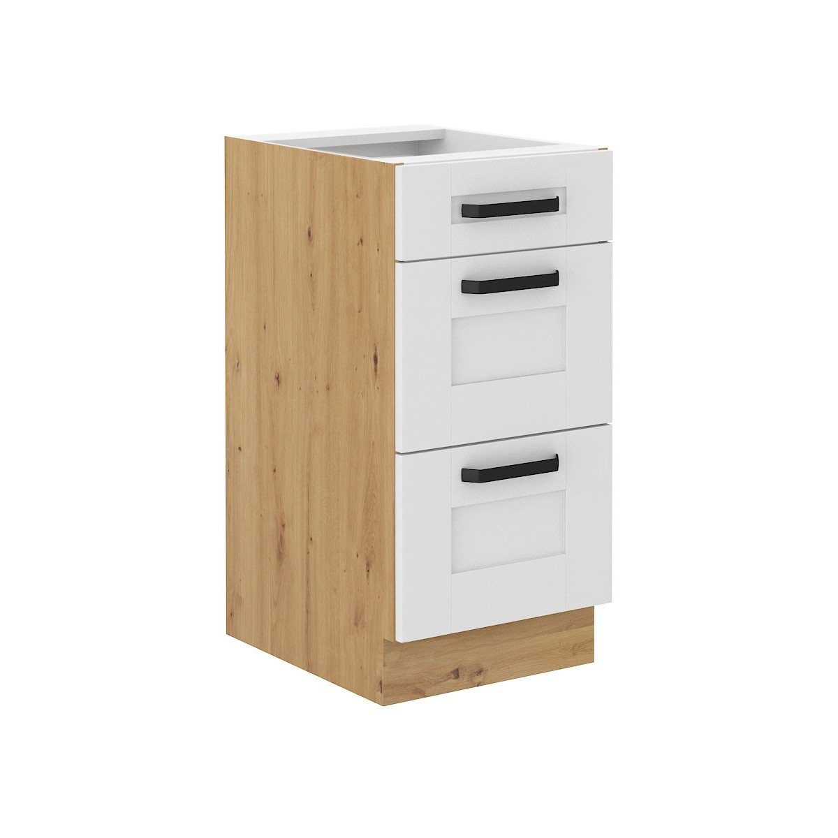 Szafka kuchenna dolna 40 cm LUNA 40D 3S BB WHAR mat