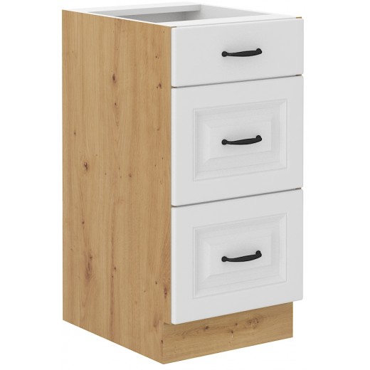 Szafka kuchenna dolna 40 cm STILO 40D 3S BB WHAR mat