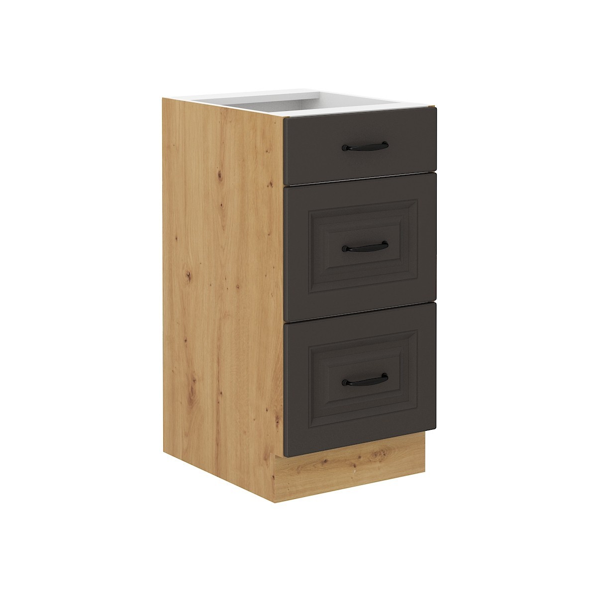 Szafka kuchenna dolna 40 cm STILO 40D 3S BB GRAR mat