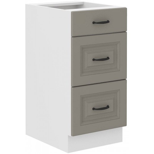 Szafka kuchenna dolna 40 cm STILO 40D 3S BB CGWH mat
