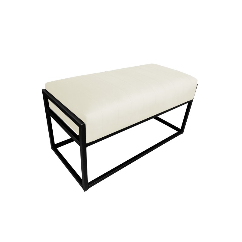 Ławka KAYA LOFT MG50 pufa podnóżek metal