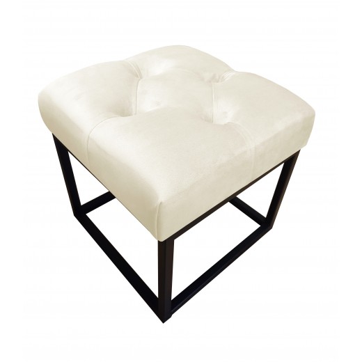 Pufa CHESTERFIELD LOFT ławka podnóżek metal MG50