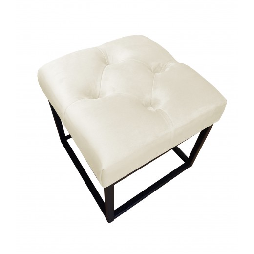 Pufa CHESTERFIELD LOFT ławka podnóżek metal MG50
