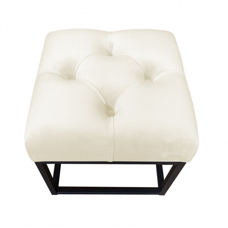 Pufa CHESTERFIELD LOFT ławka podnóżek metal MG50