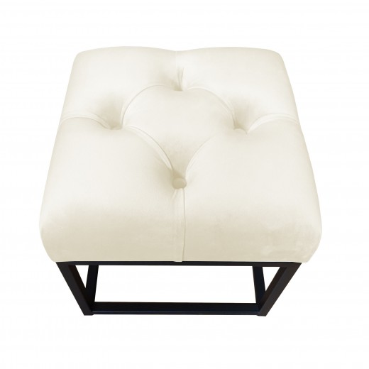 Pufa CHESTERFIELD LOFT ławka podnóżek metal MG50