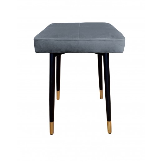 Taboret MAX BL14 szary podstawa czarna/złota