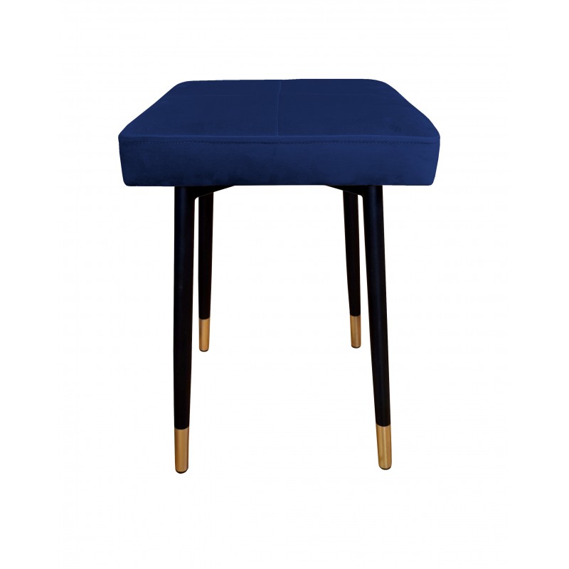Taboret MAX MG16 granatowy podstawa czarna/złota