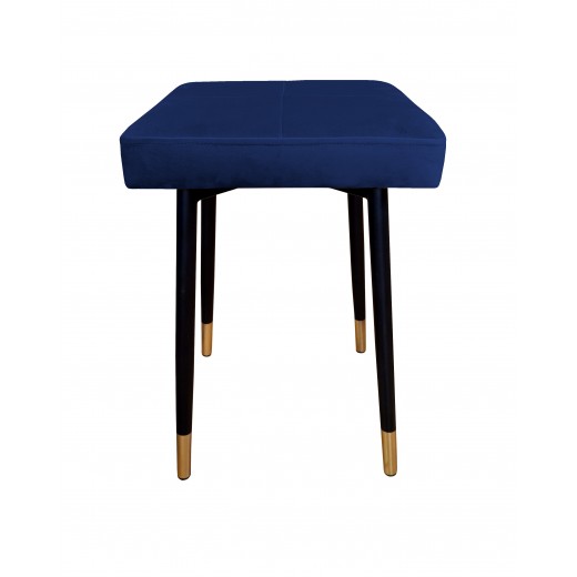 Taboret MAX MG16 granatowy podstawa czarna/złota
