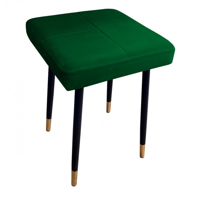 Taboret MAX MG25 zielony podstawa czarna/złota