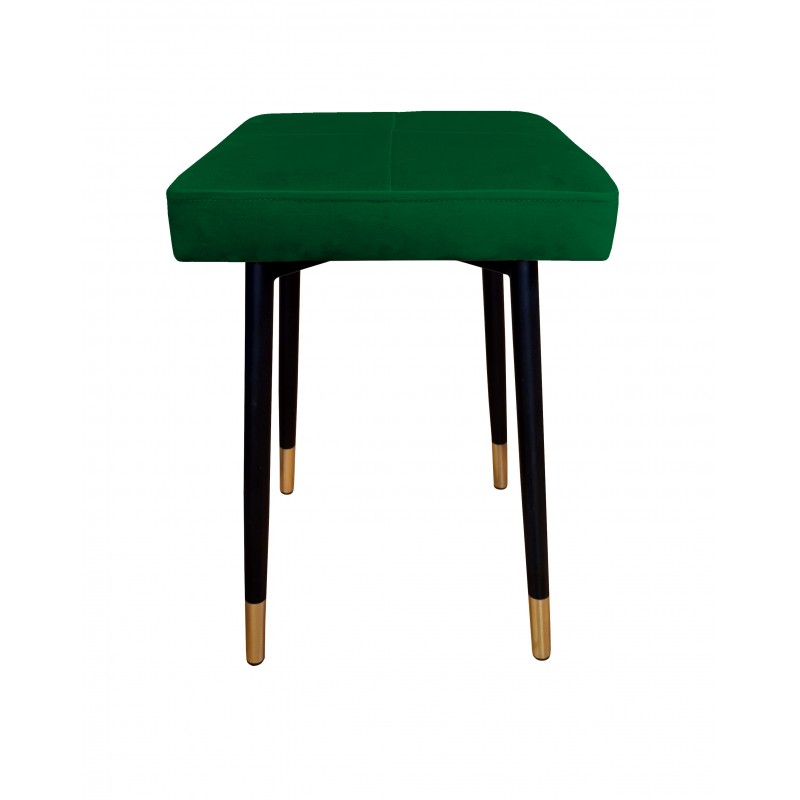 Taboret MAX MG25 zielony podstawa czarna/złota
