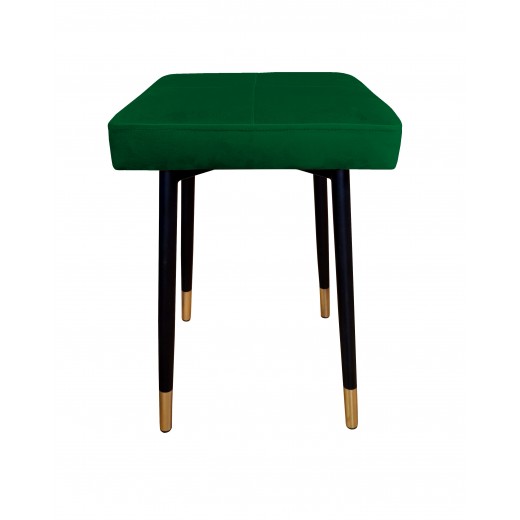 Taboret MAX MG25 zielony podstawa czarna/złota