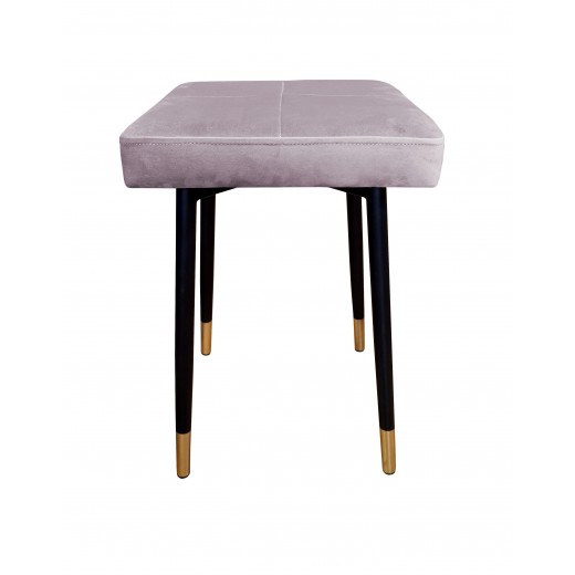 Taboret MAX MG55 szary róż podstawa czarna/złota