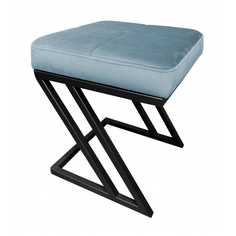 Pufa ZETA LOFT ławka taboret podnóżek metal BL06