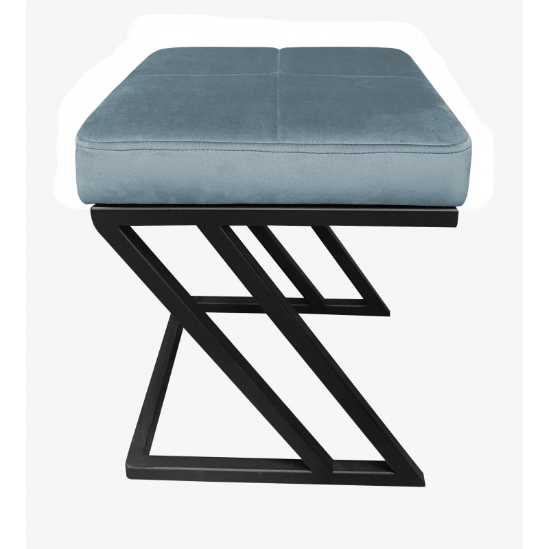 Pufa ZETA LOFT ławka taboret podnóżek metal BL06