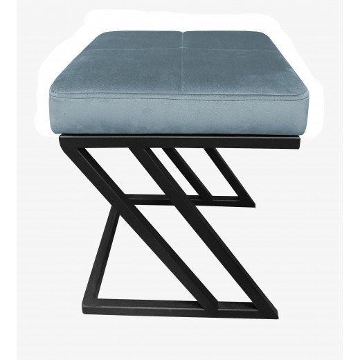 Pufa ZETA LOFT ławka taboret podnóżek metal BL06