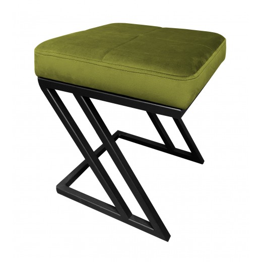 Pufa ZETA LOFT ławka taboret podnóżek metal BL75