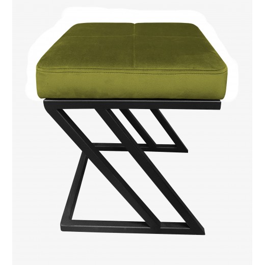 Pufa ZETA LOFT ławka taboret podnóżek metal BL75