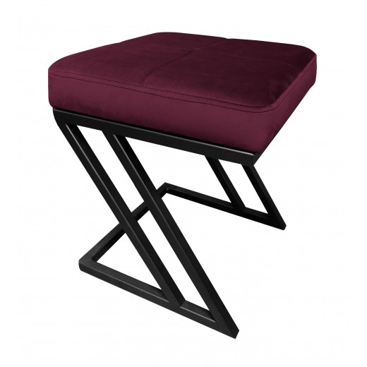 Pufa ZETA LOFT ławka taboret podnóżek metal MG02