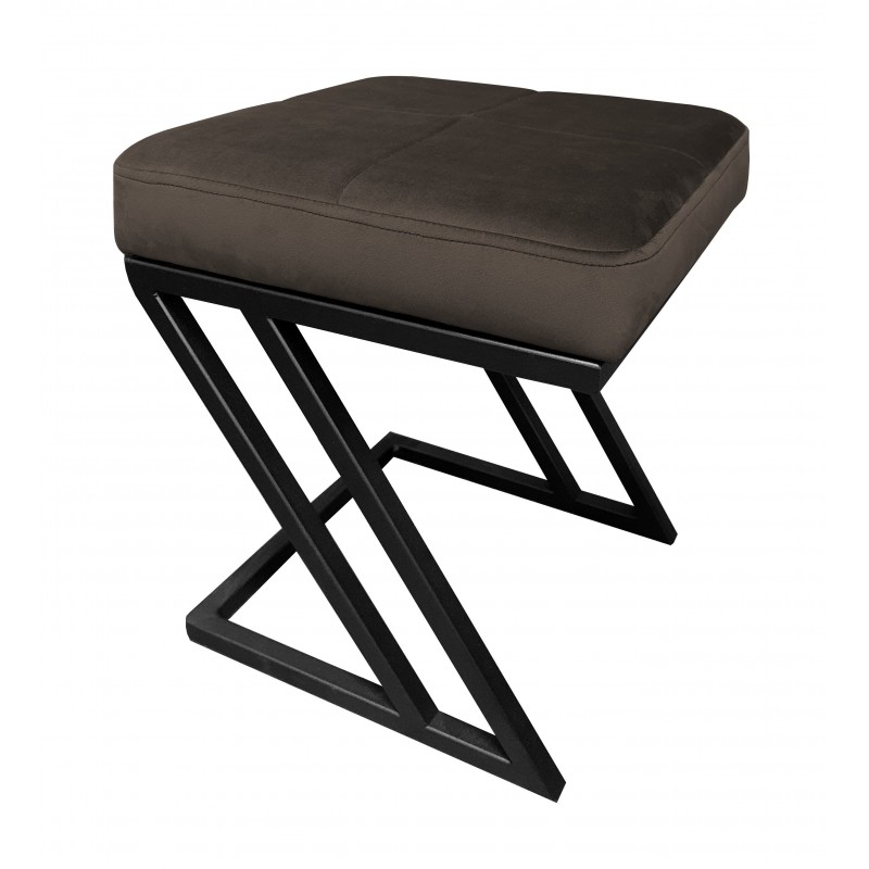 Pufa ZETA LOFT ławka taboret podnóżek metal MG05