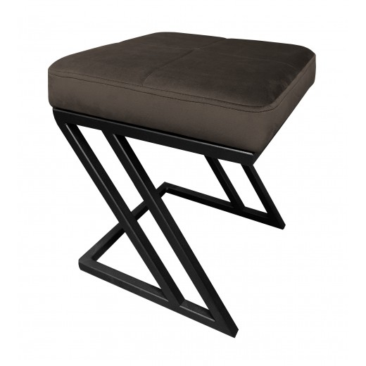 Pufa ZETA LOFT ławka taboret podnóżek metal MG05