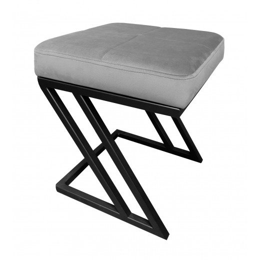 Pufa ZETA LOFT ławka taboret podnóżek metal MG17