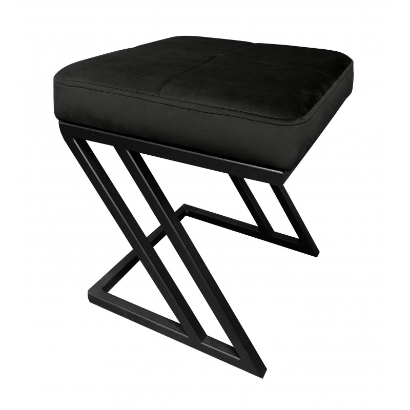 Pufa ZETA LOFT ławka taboret podnóżek metal MG19