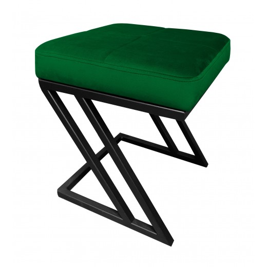 Pufa ZETA LOFT ławka taboret podnóżek metal MG25