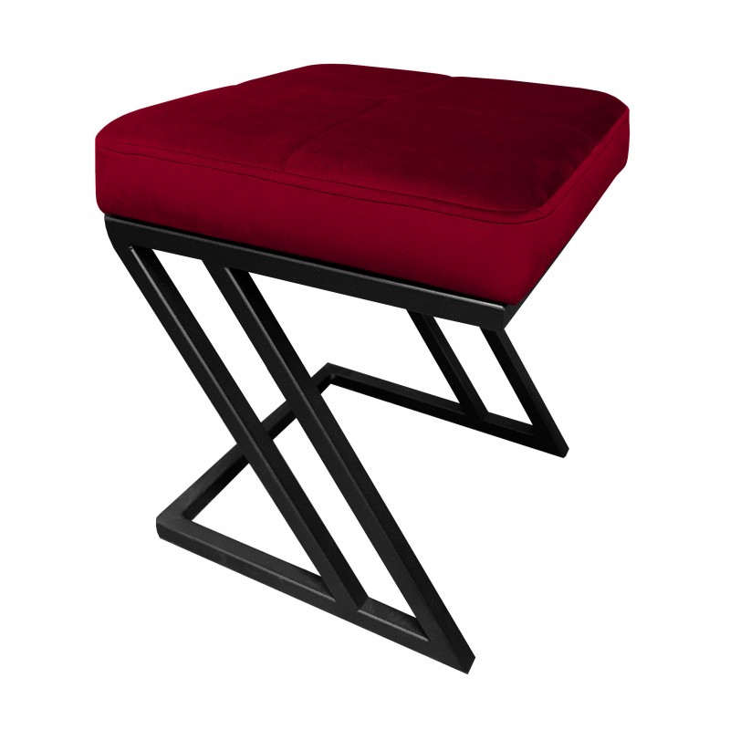 Pufa ZETA LOFT ławka taboret podnóżek metal MG31