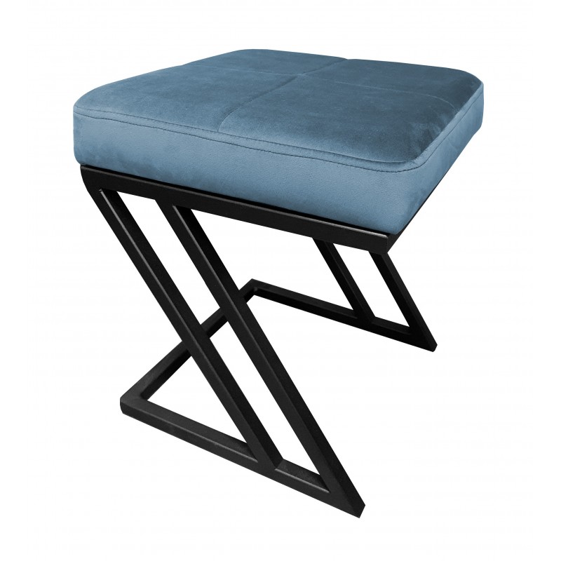 Pufa ZETA LOFT ławka taboret podnóżek metal MG33