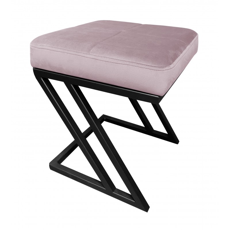 Pufa ZETA LOFT ławka taboret podnóżek metal MG55