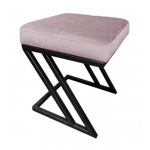 Pufa ZETA LOFT ławka taboret podnóżek metal MG55