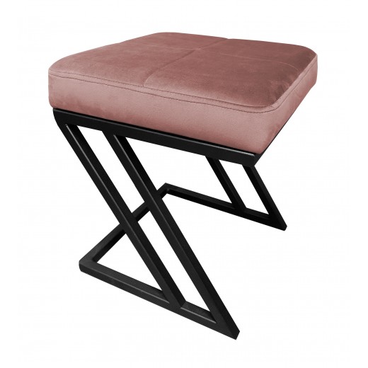 Pufa ZETA LOFT ławka taboret podnóżek metal MG58