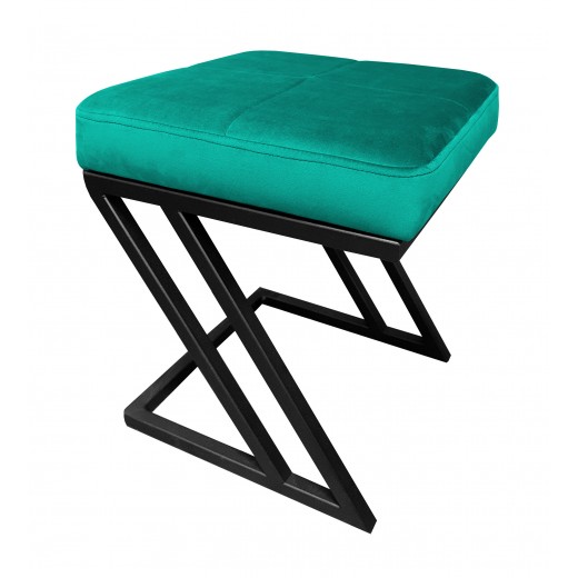 Pufa ZETA LOFT ławka taboret podnóżek metal MG20