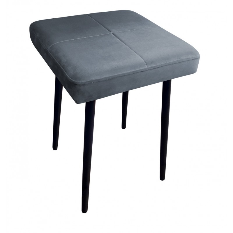 Taboret MAX BL14 szary podstawa czarna