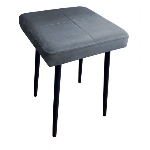 Taboret MAX BL14 szary podstawa czarna