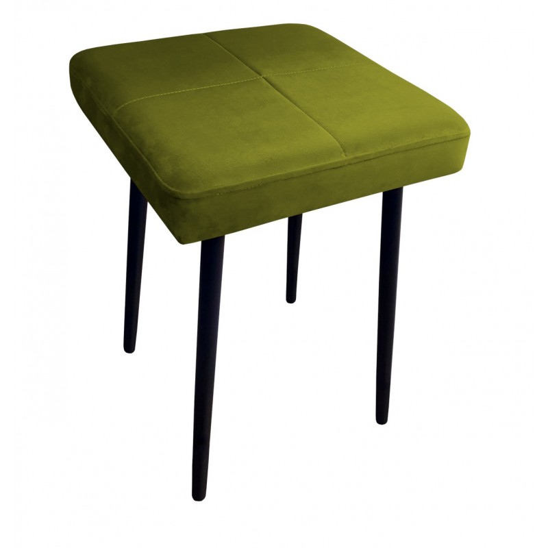 Taboret MAX BL75 oliwka podstawa czarna