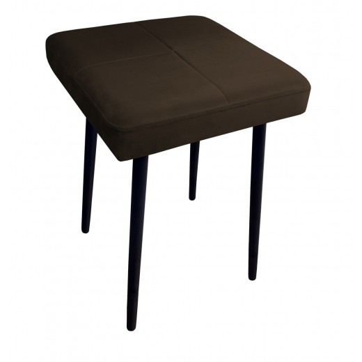 Taboret MAX MG05 brąz podstawa czarna