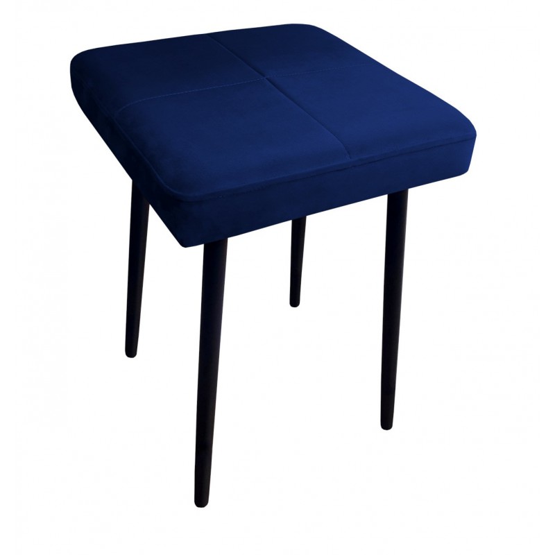 Taboret MAX MG16 granatowy  podstawa czarna