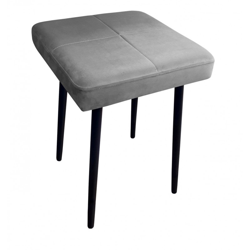 Taboret MAX MG17 szary podstawa czarna