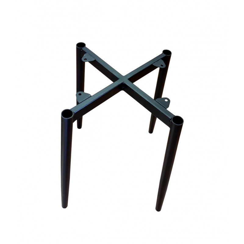 Taboret MAX MG17 szary podstawa czarna