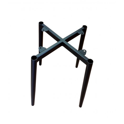 Taboret MAX MG17 szary podstawa czarna