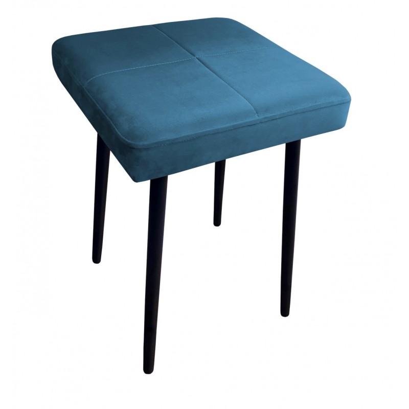Taboret MAX MG33 niebieski podstawa czarna