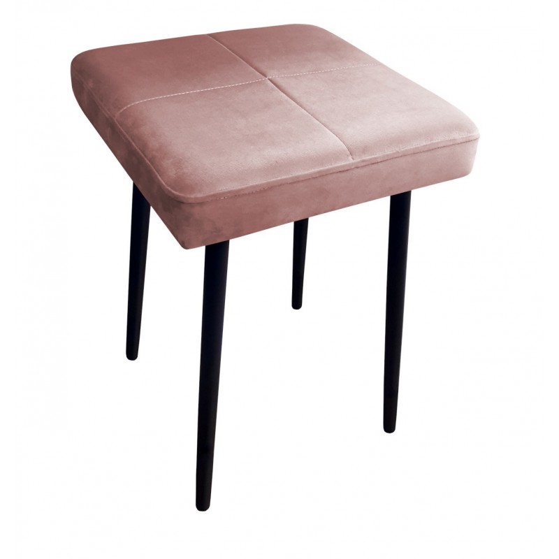 Taboret MAX MG58 róż indyjski podstawa czarna