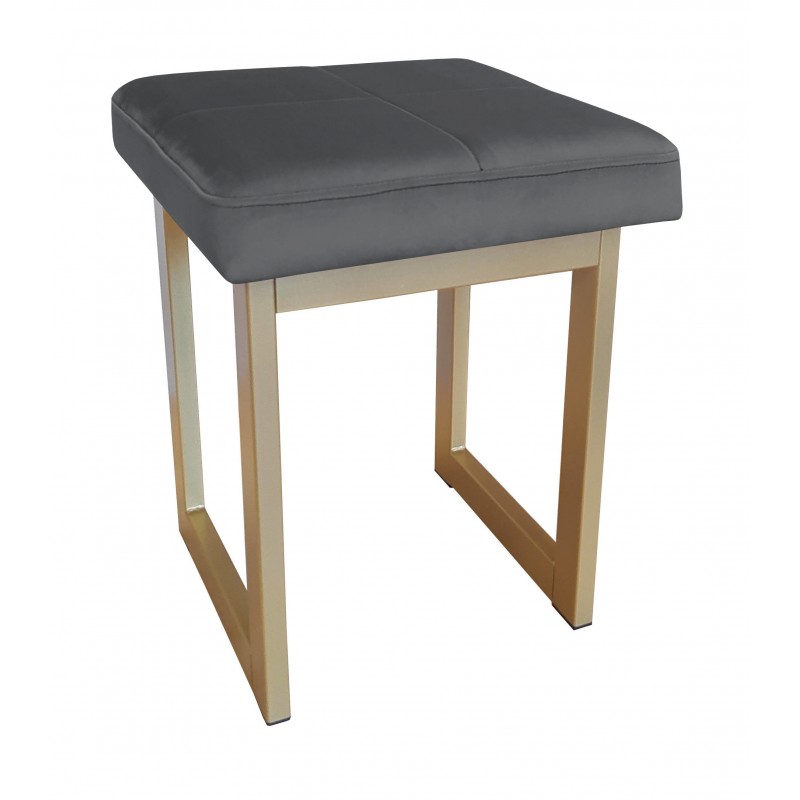 TABORET SOLID 45cm STOŁEK LOFT podstawa złota BL14