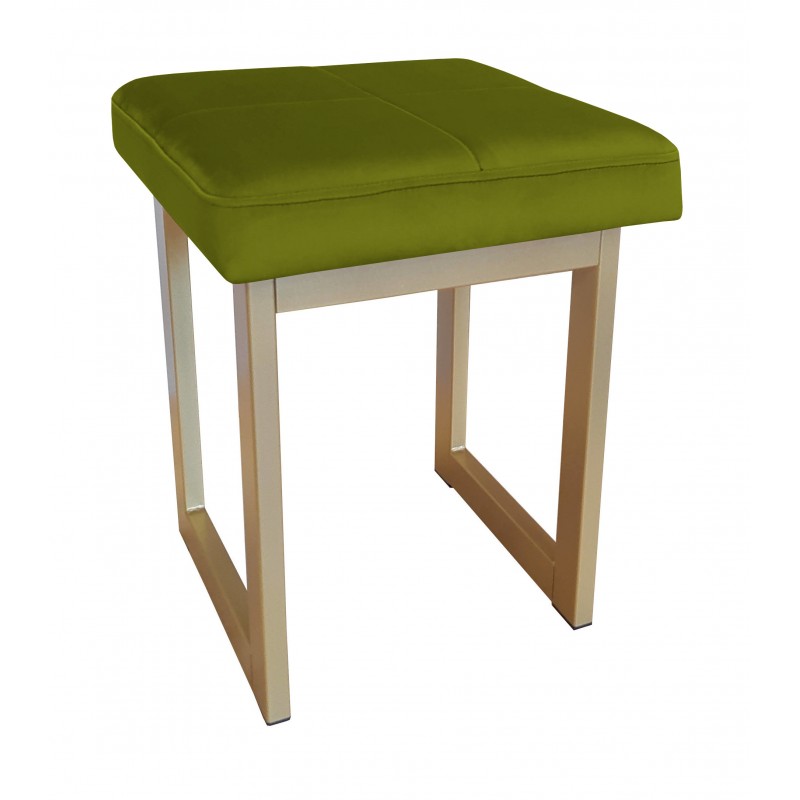 TABORET SOLID 45cm STOŁEK LOFT podstawa złota BL75