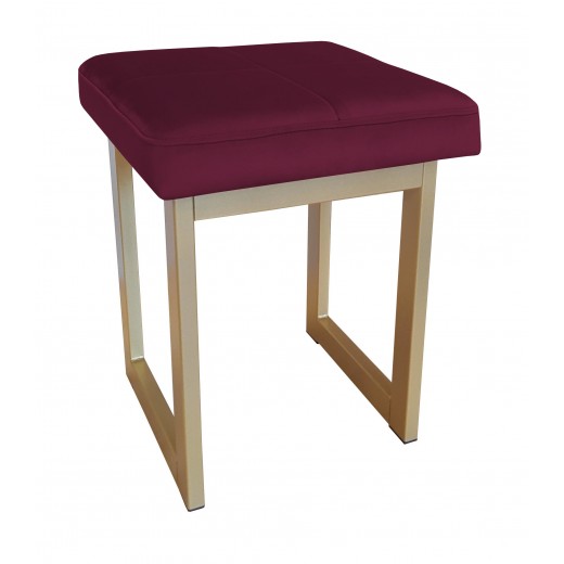 TABORET SOLID 45cm STOŁEK LOFT podstawa złota MG02