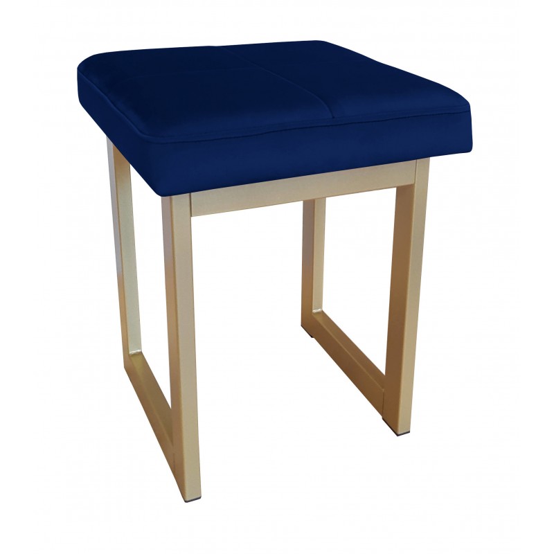 TABORET SOLID 45cm STOŁEK LOFT podstawa złota MG16