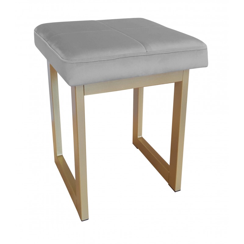 TABORET SOLID 45cm STOŁEK LOFT podstawa złota MG17